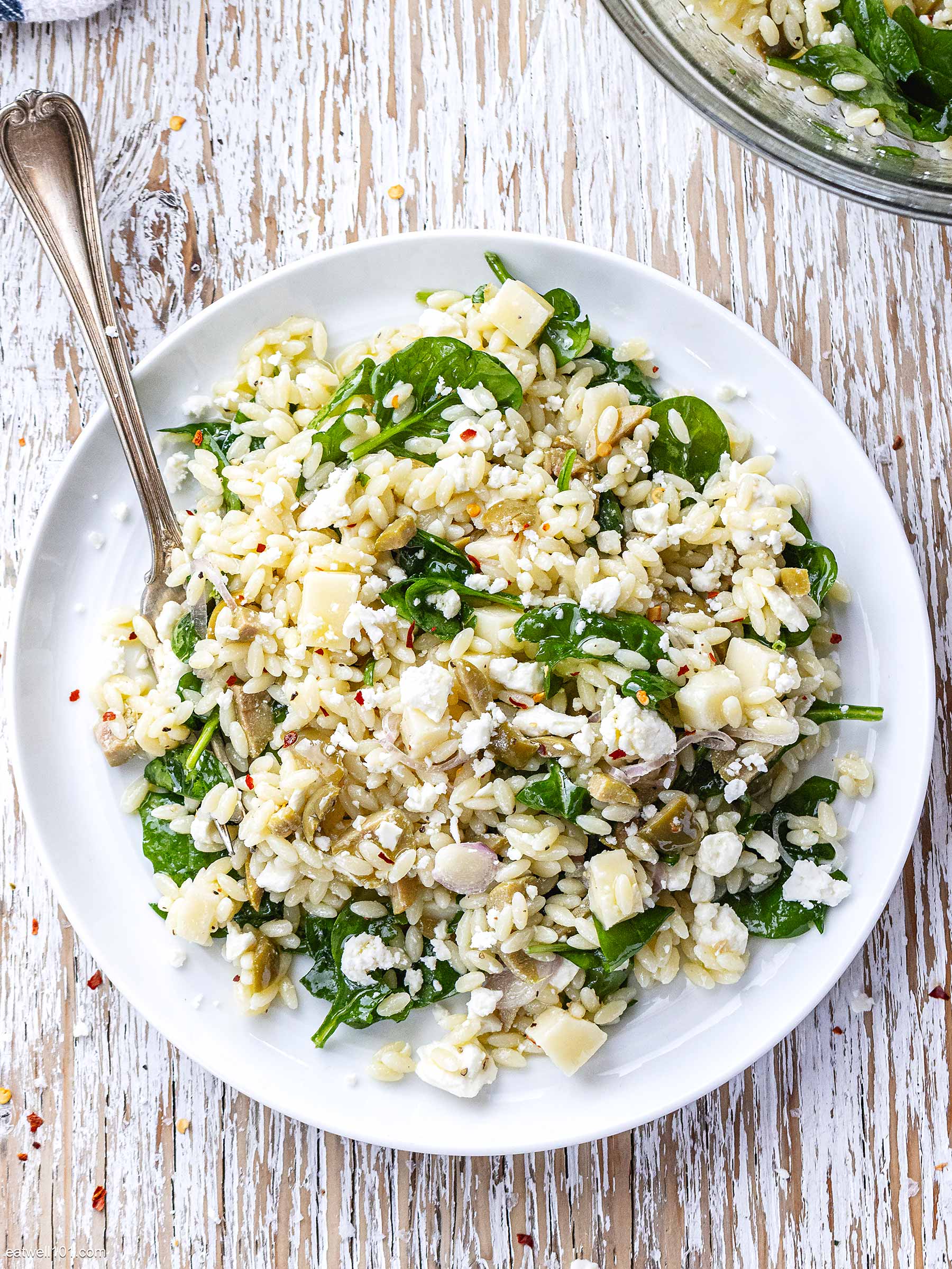 Spinach Orzo Salad Recipe – Orzo Pasta Salad Recipe — Eatwell101