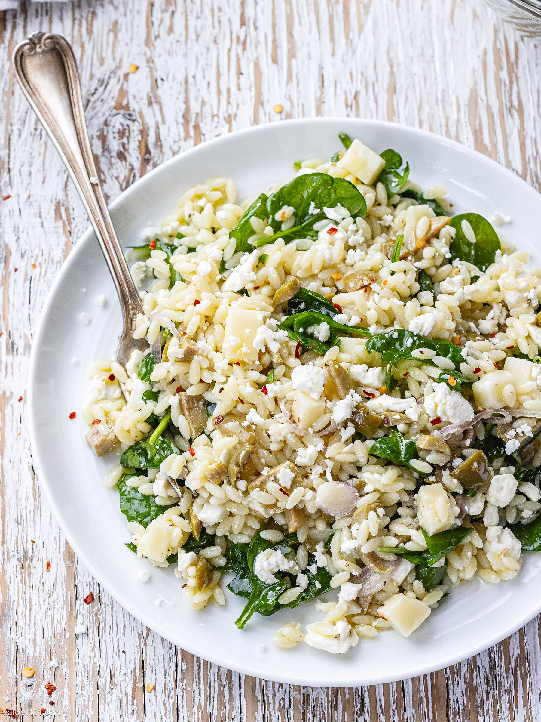 Spinach Orzo Salad Recipe – Orzo Pasta Salad Recipe — Eatwell101