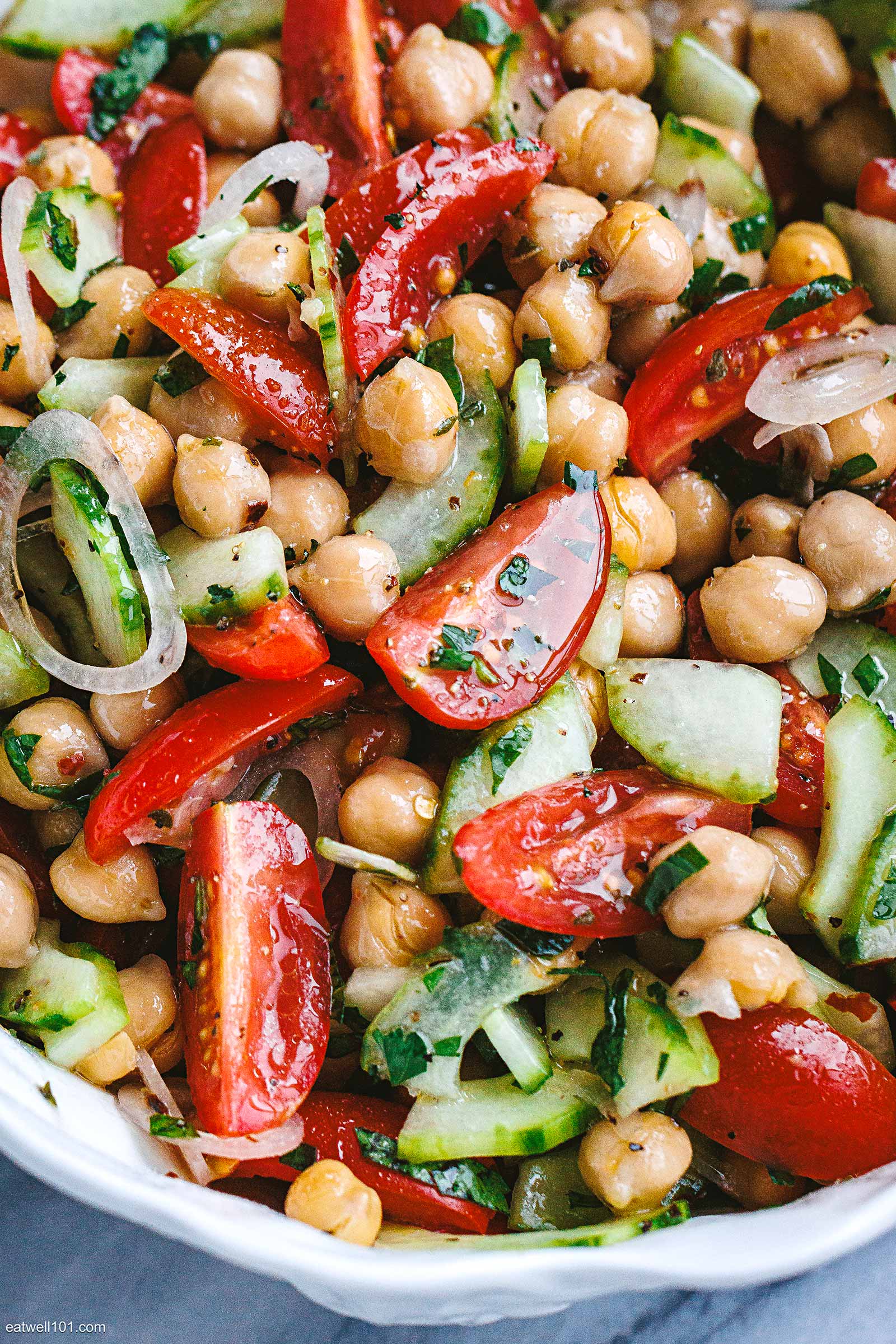 quick Chickpea Salad recipe