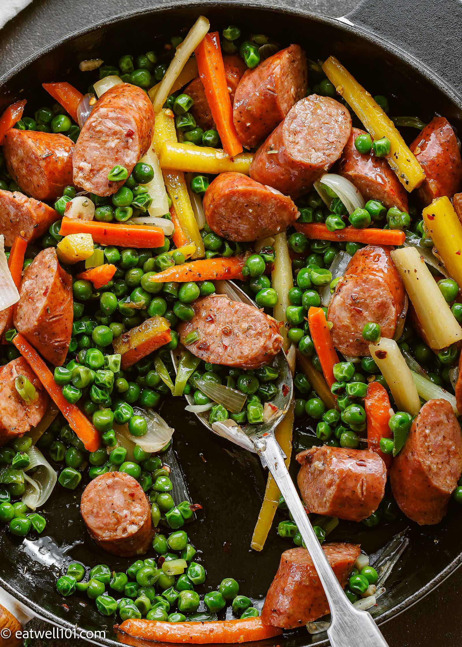 sausage veggies skillet