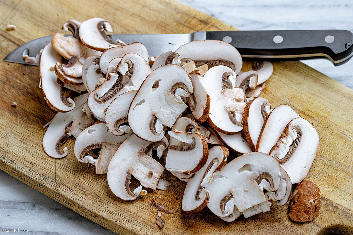 sliced mushrooms