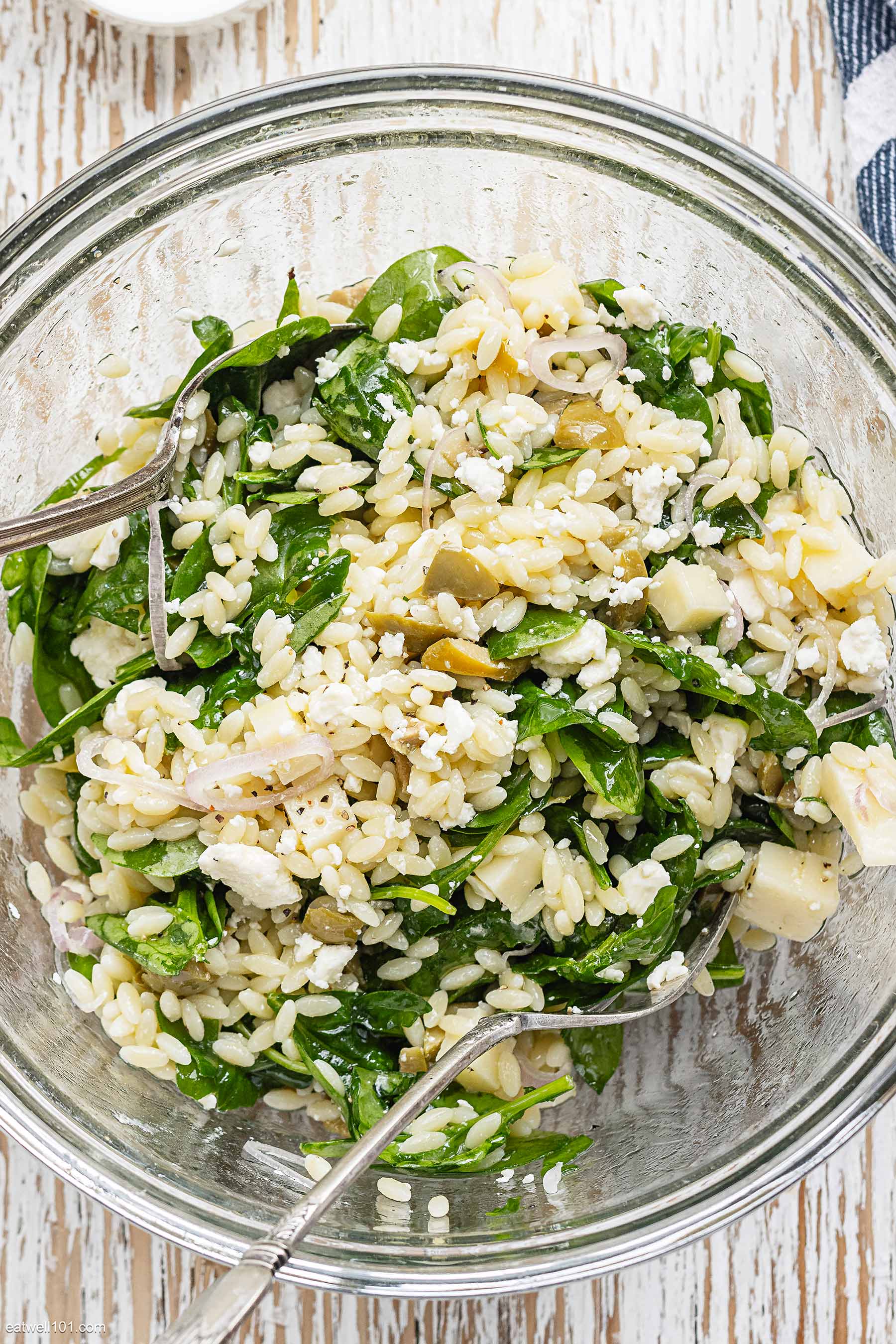 Spinach Orzo Salad Recipe – Orzo Pasta Salad Recipe — Eatwell101
