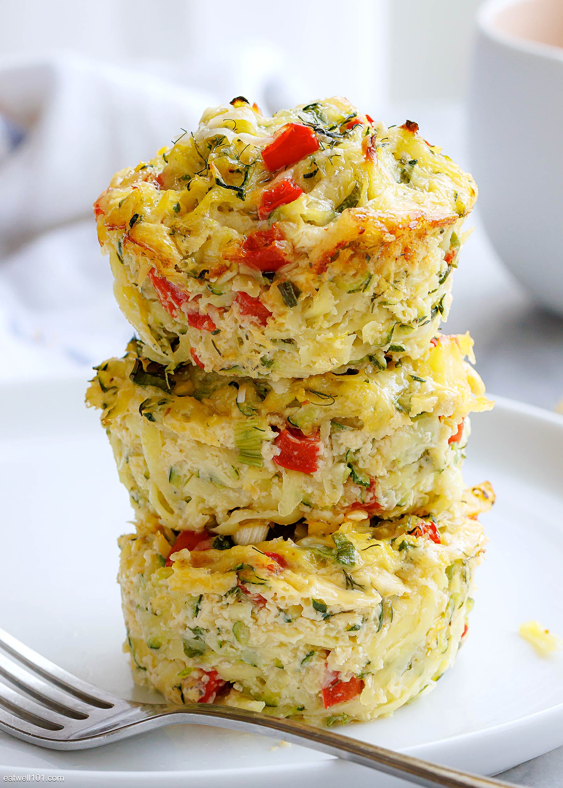 Cheesy Zucchini Egg Muffins