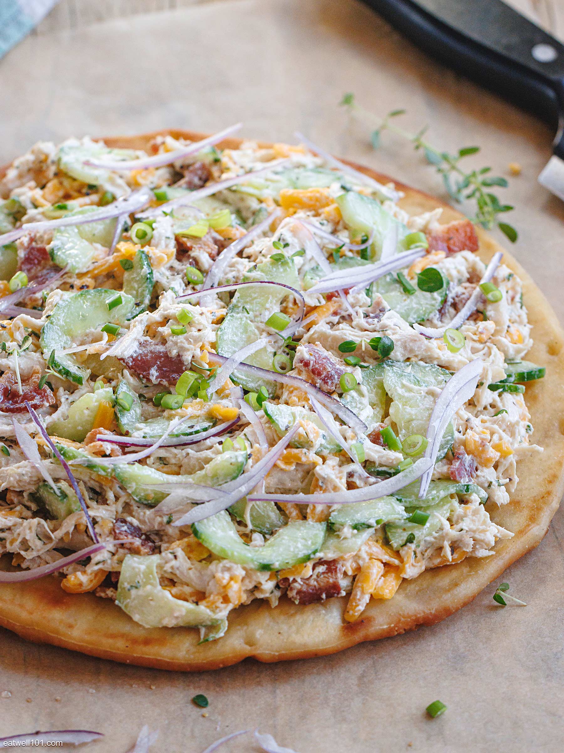 Chicken Ranch Flatbread Recipe