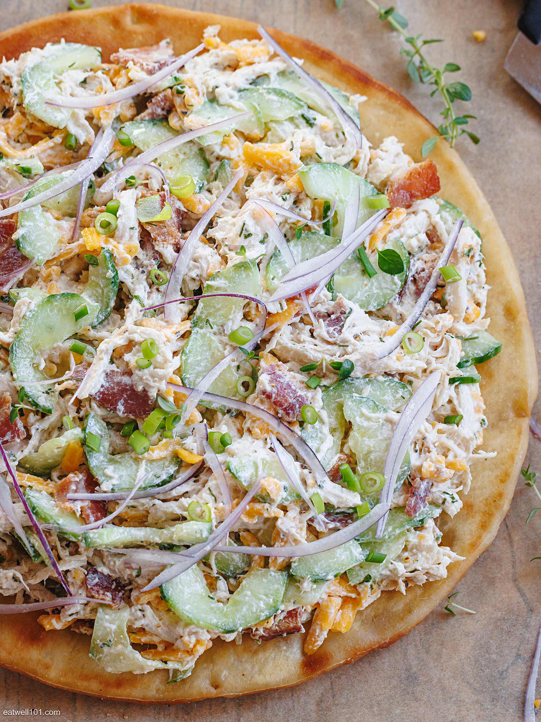 bacon Chicken Ranch Flatbread Recipe