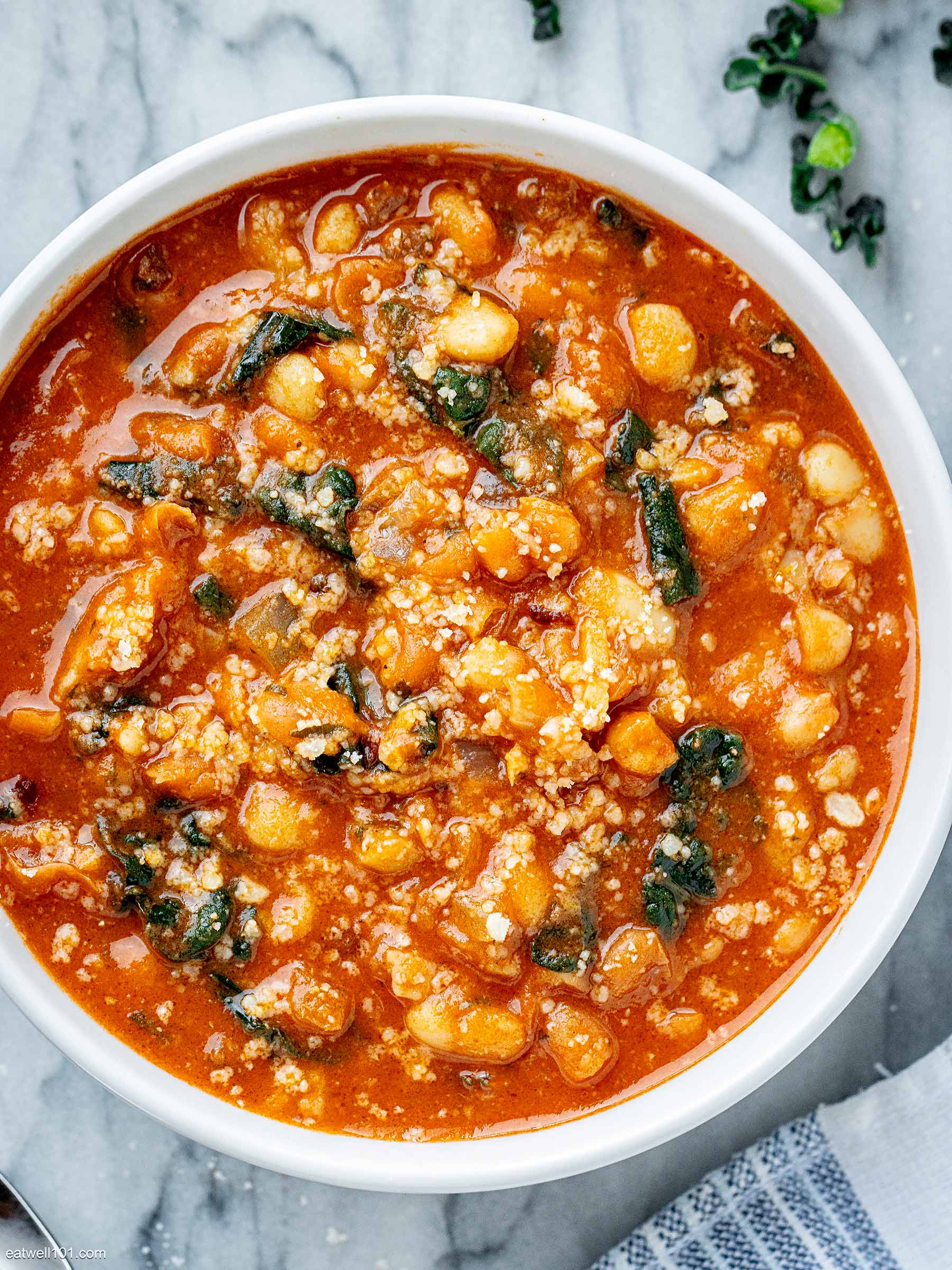 healthy parmesan bean soup recipe