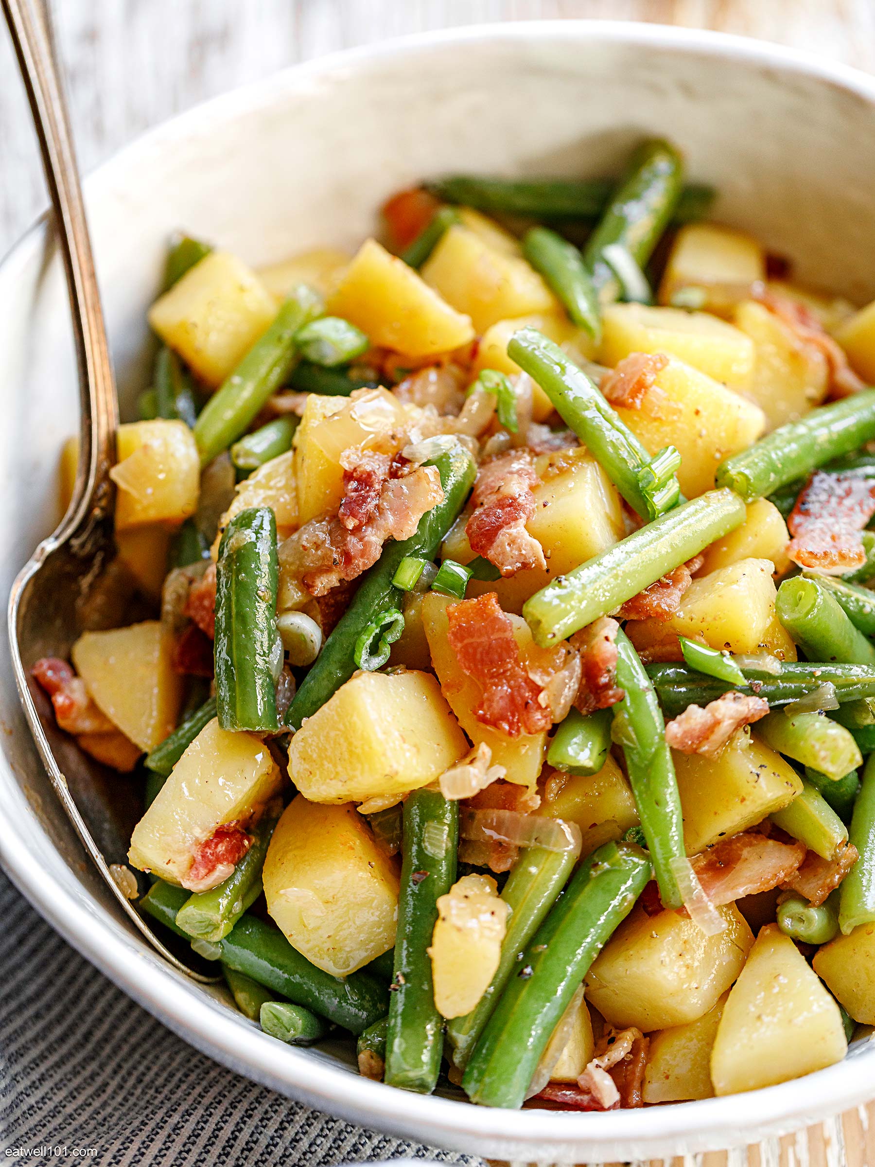 Bacon Potato and Green Beans