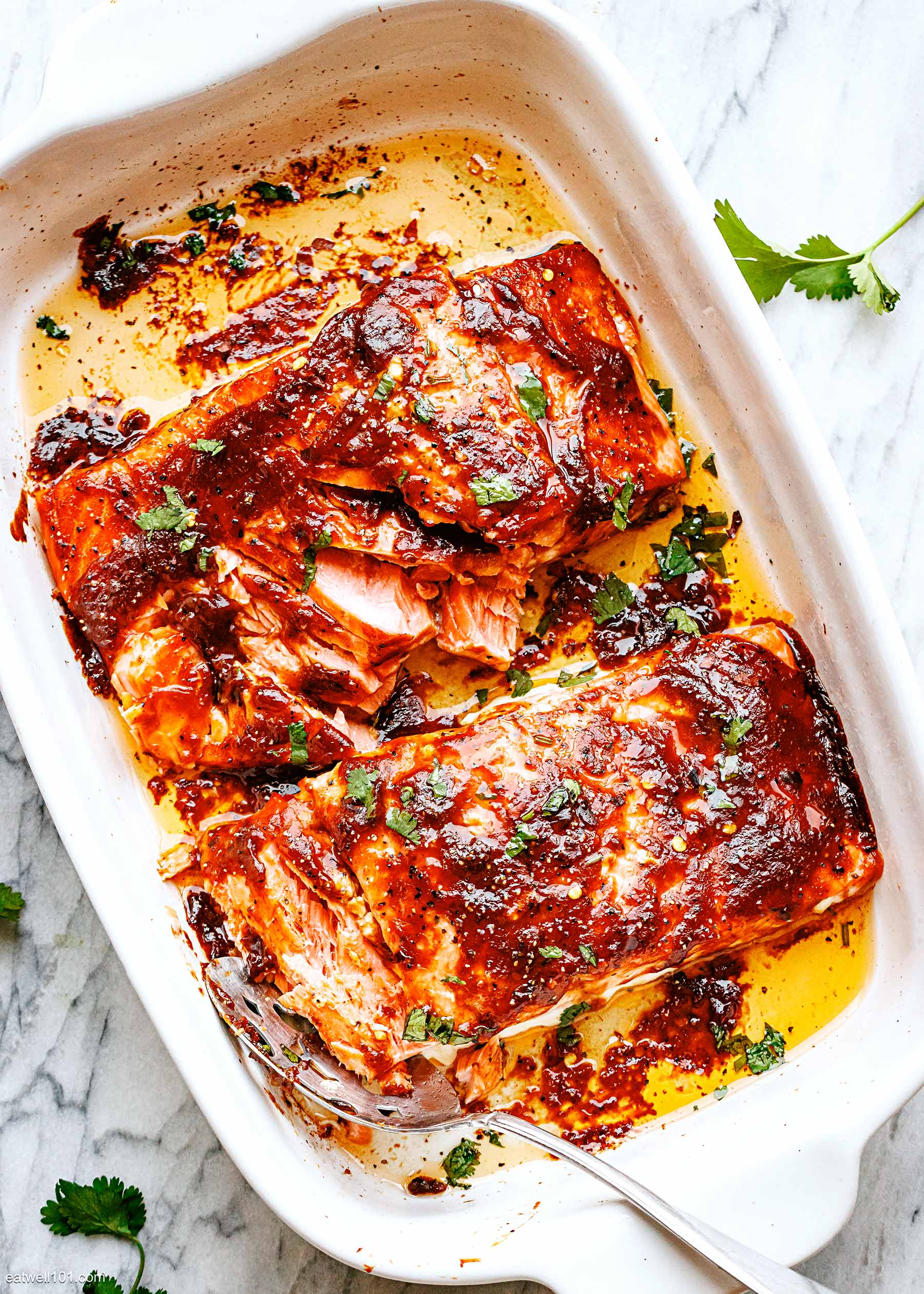 bbq baked salmon recipe