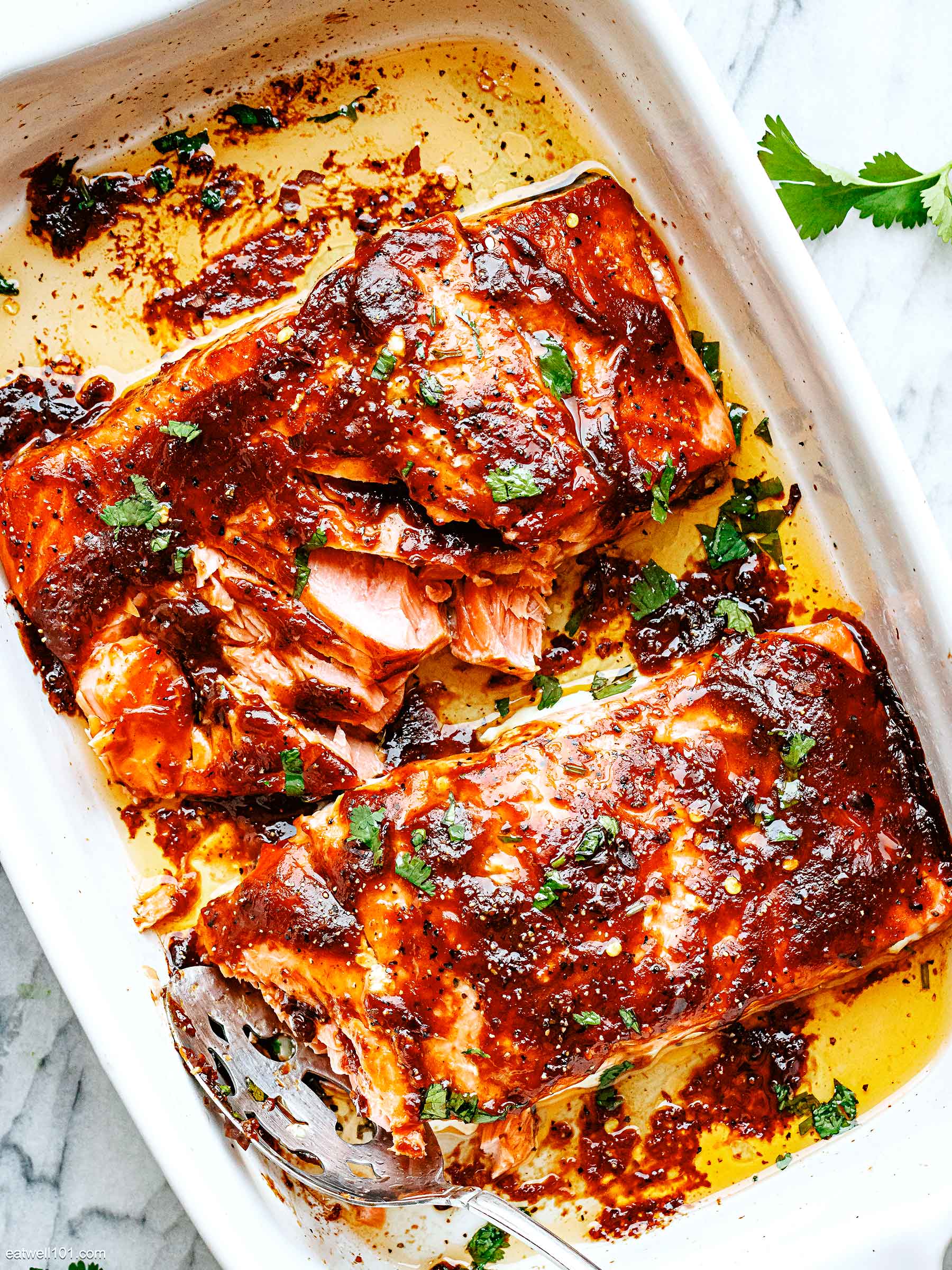 BBQ Baked Salmon {10-Minute }