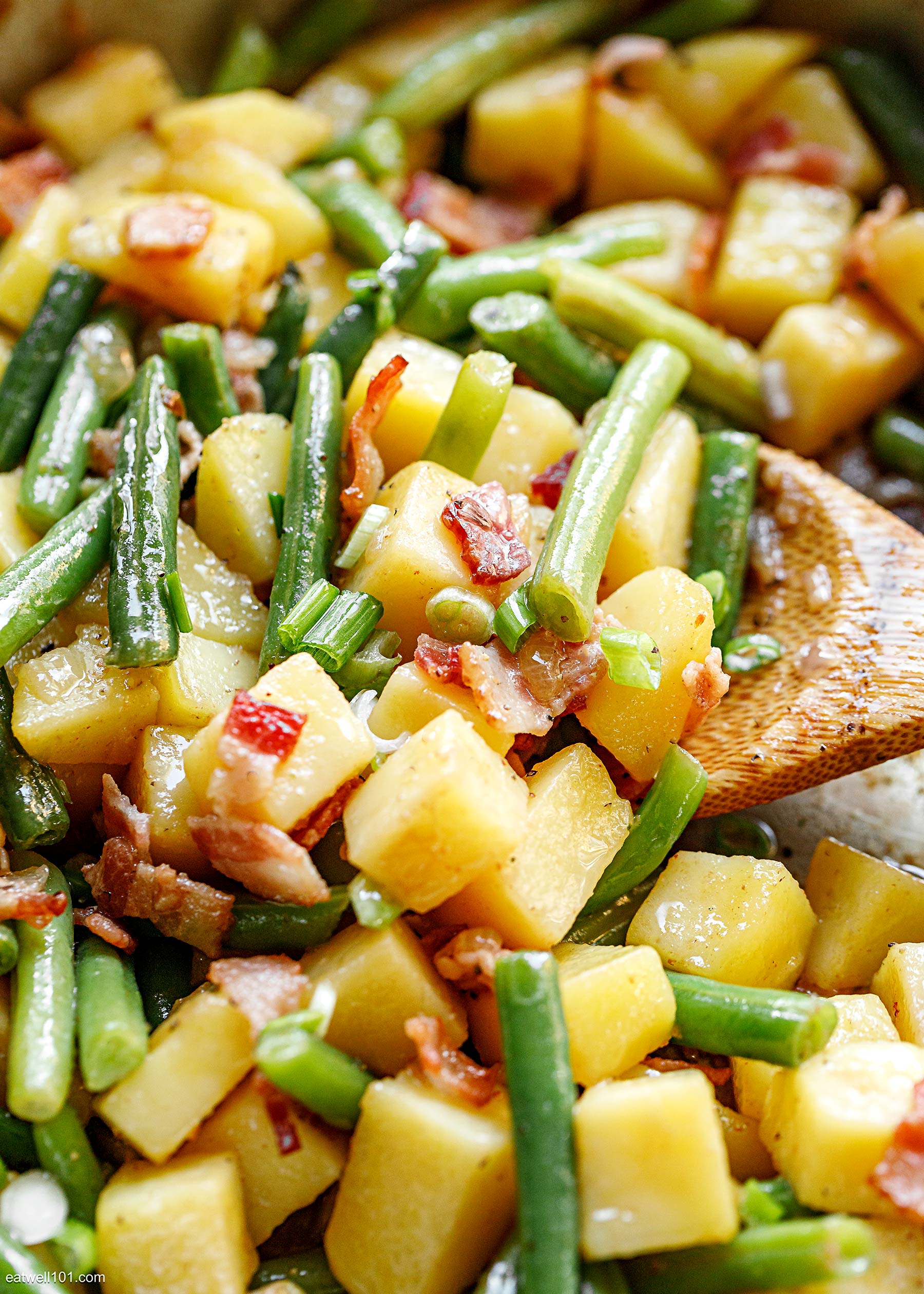 how to cook Bacon Potato and Green Beans