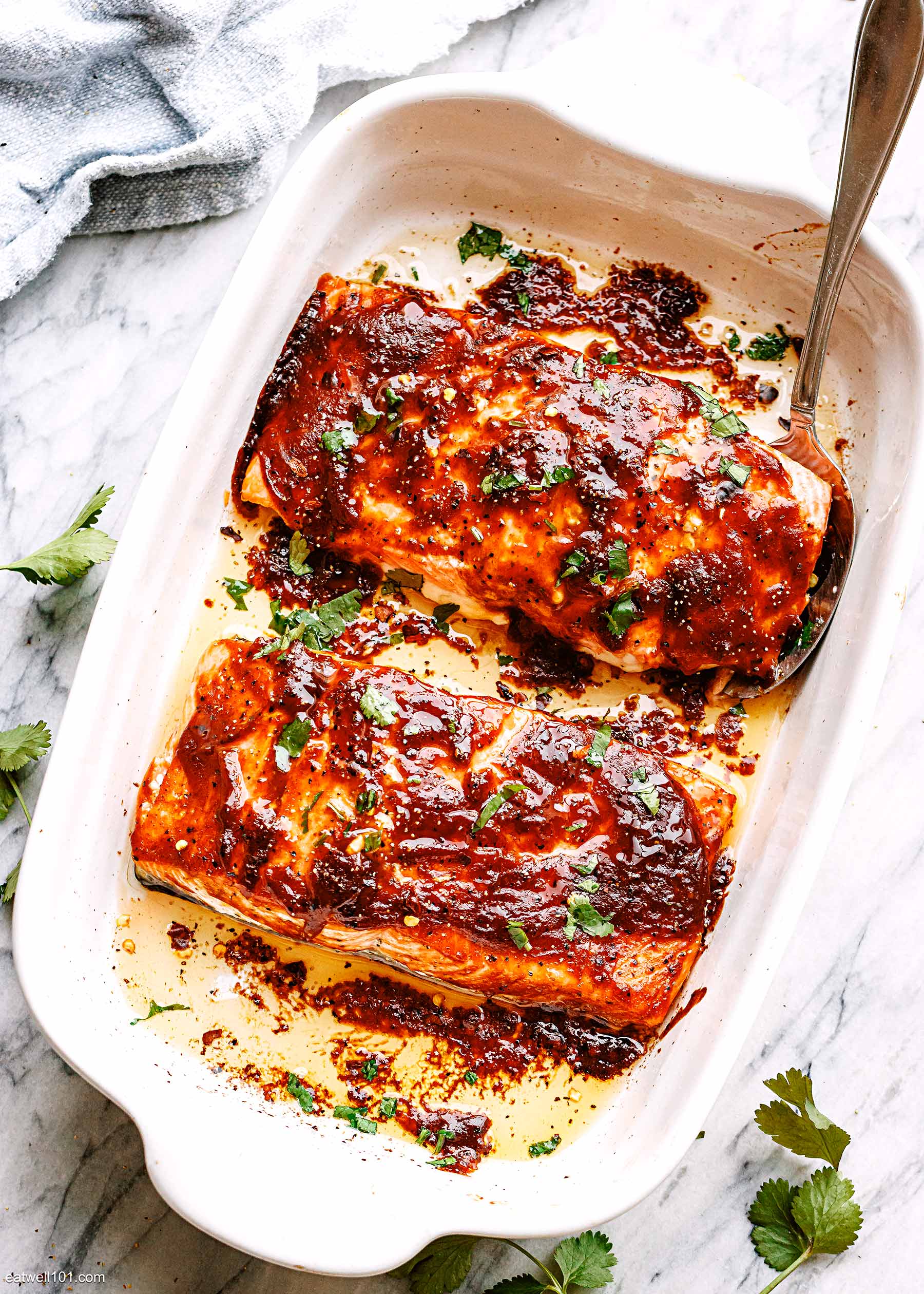 oven baked bbq salmon