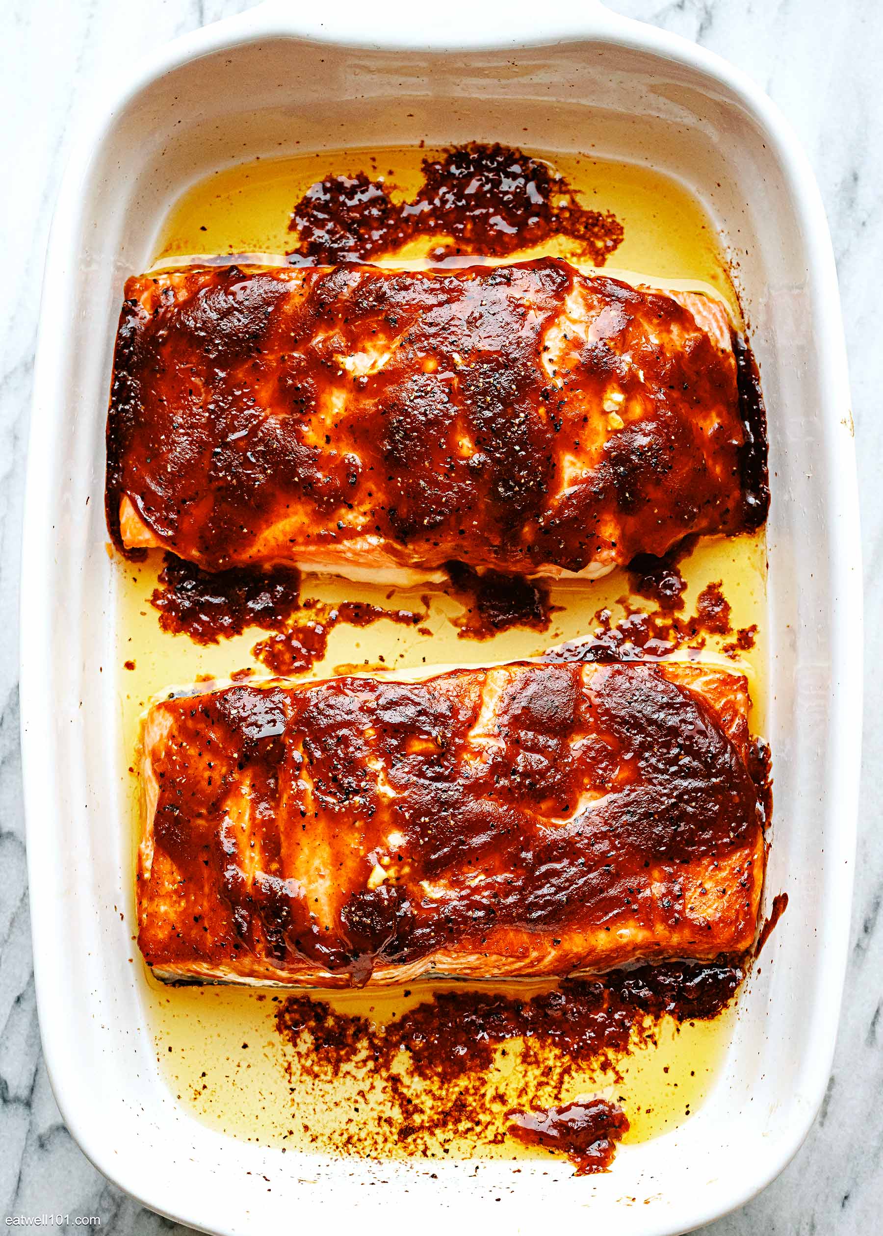 BBQ Baked Salmon Recipe – Baked Salmon Recipe — Eatwell101