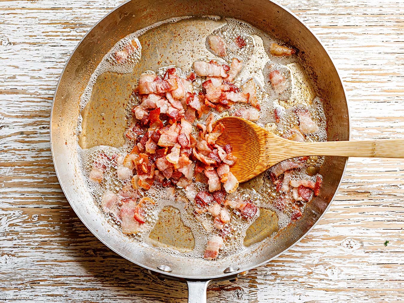 sauteed bacon
