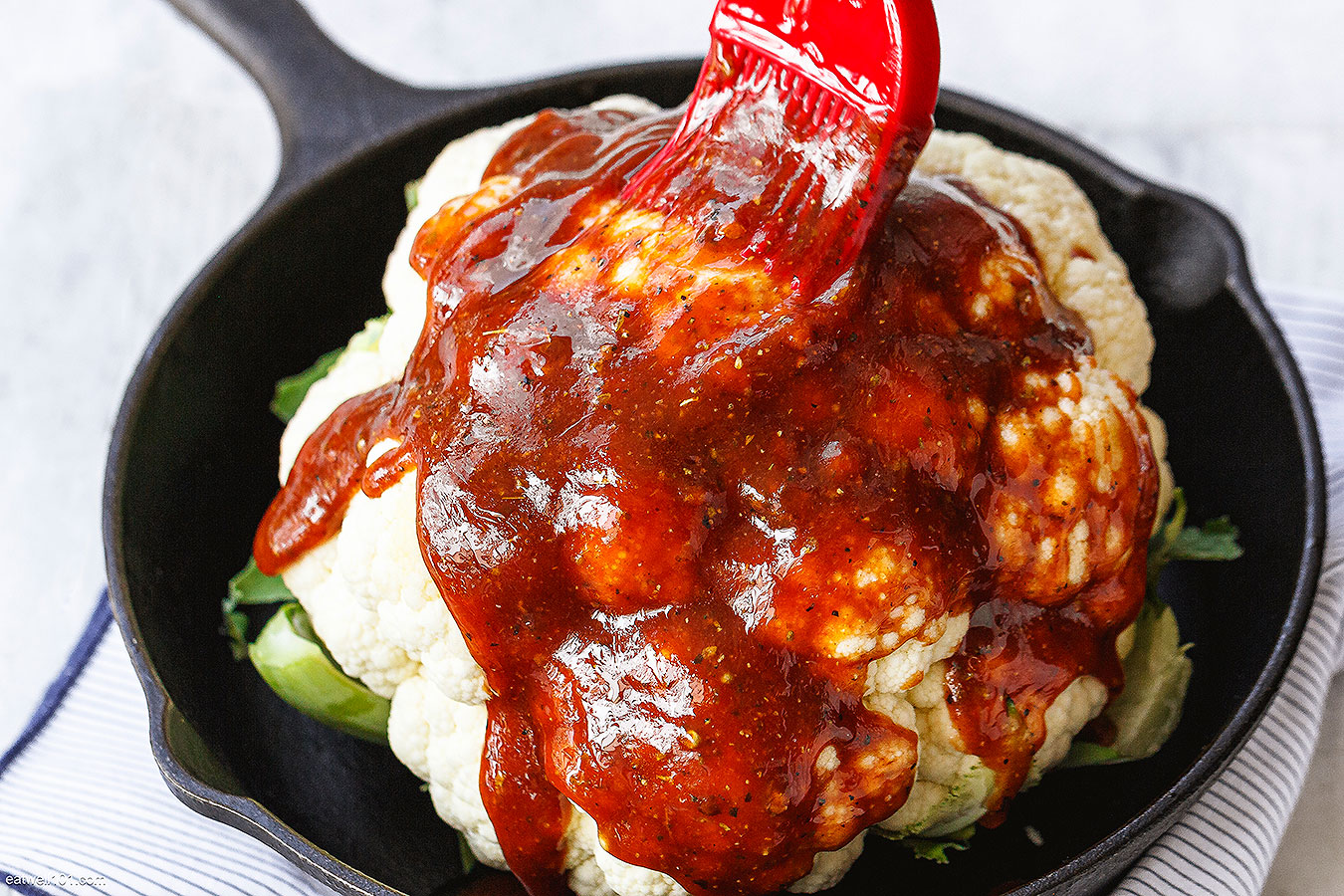 bbq sauce cauliflower