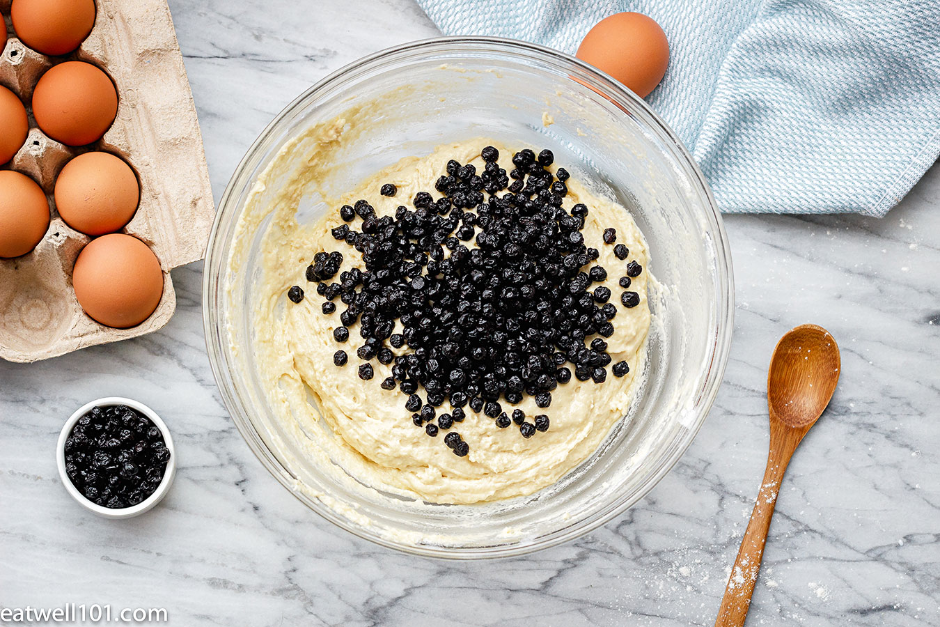 how to make blueberry pancakes