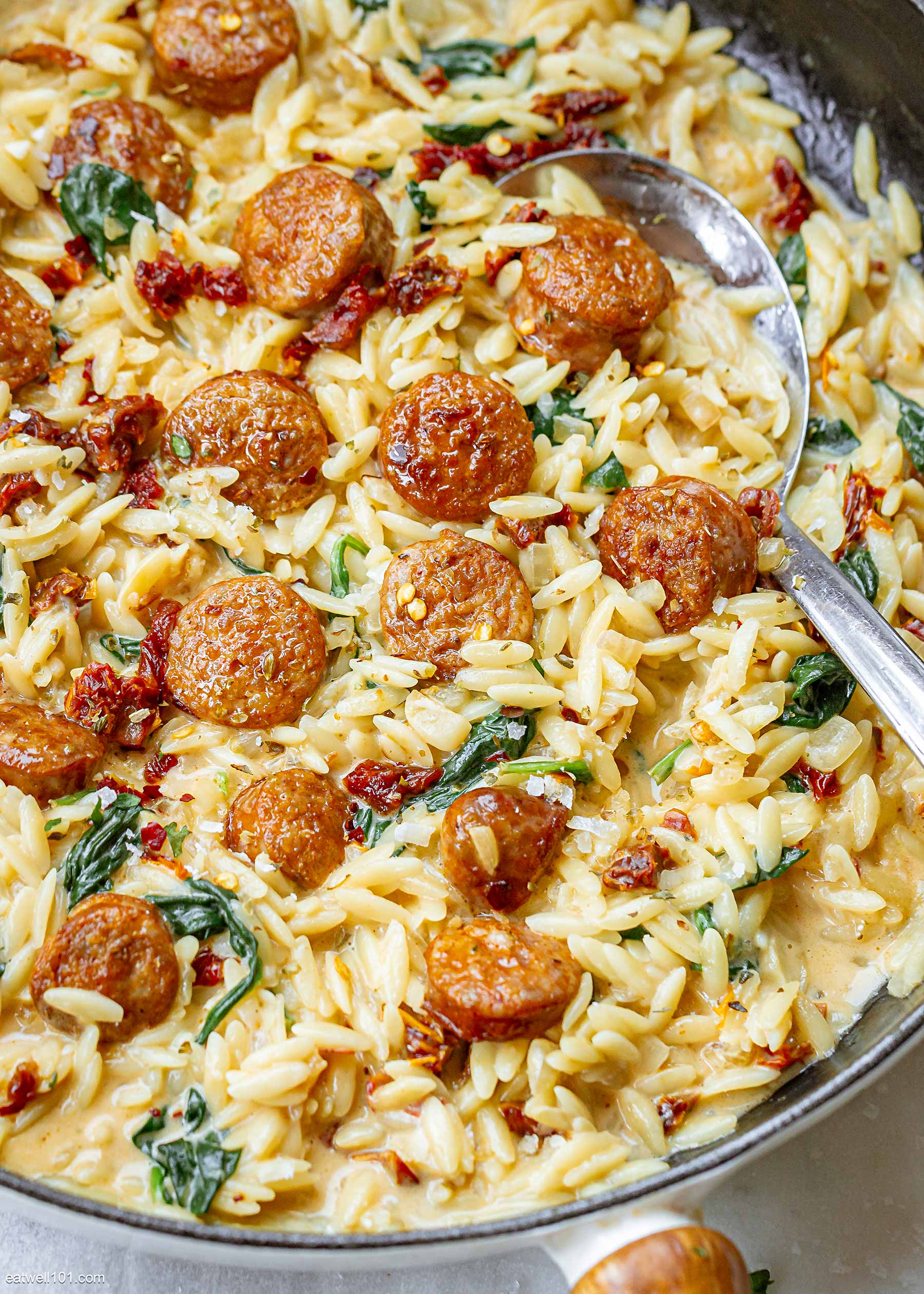 on-pan Sausage Pasta