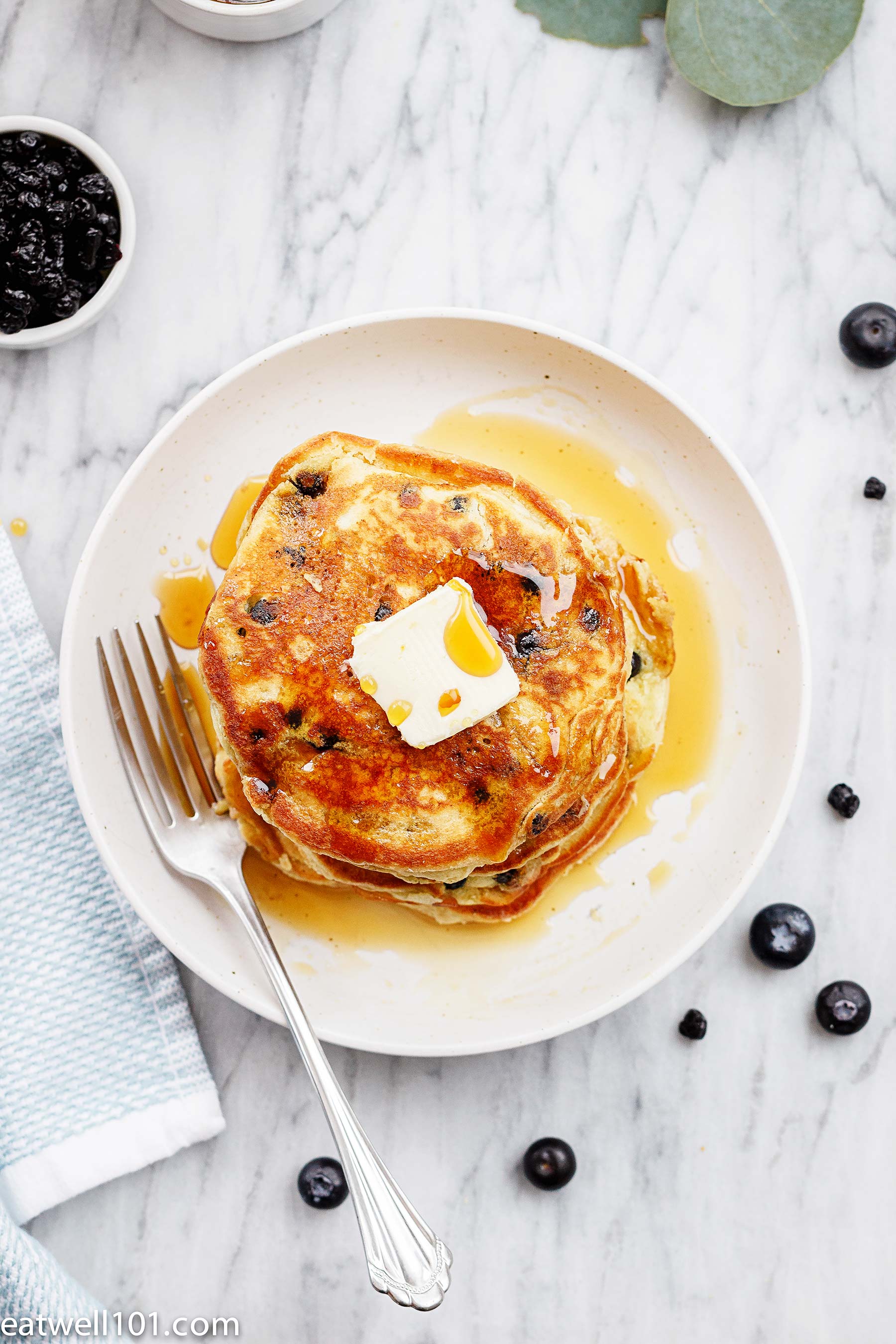 perfect blueberry pancakes recipe