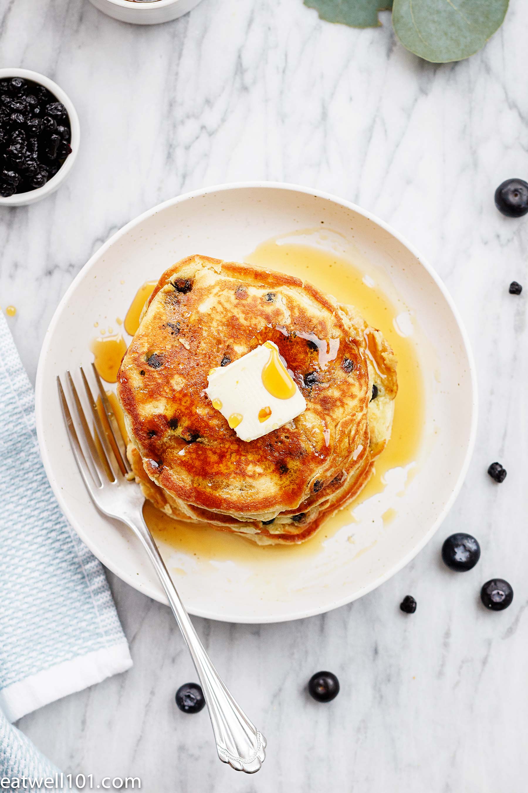 perfect blueberry pancakes recipe - #recipe by #eatwell101®