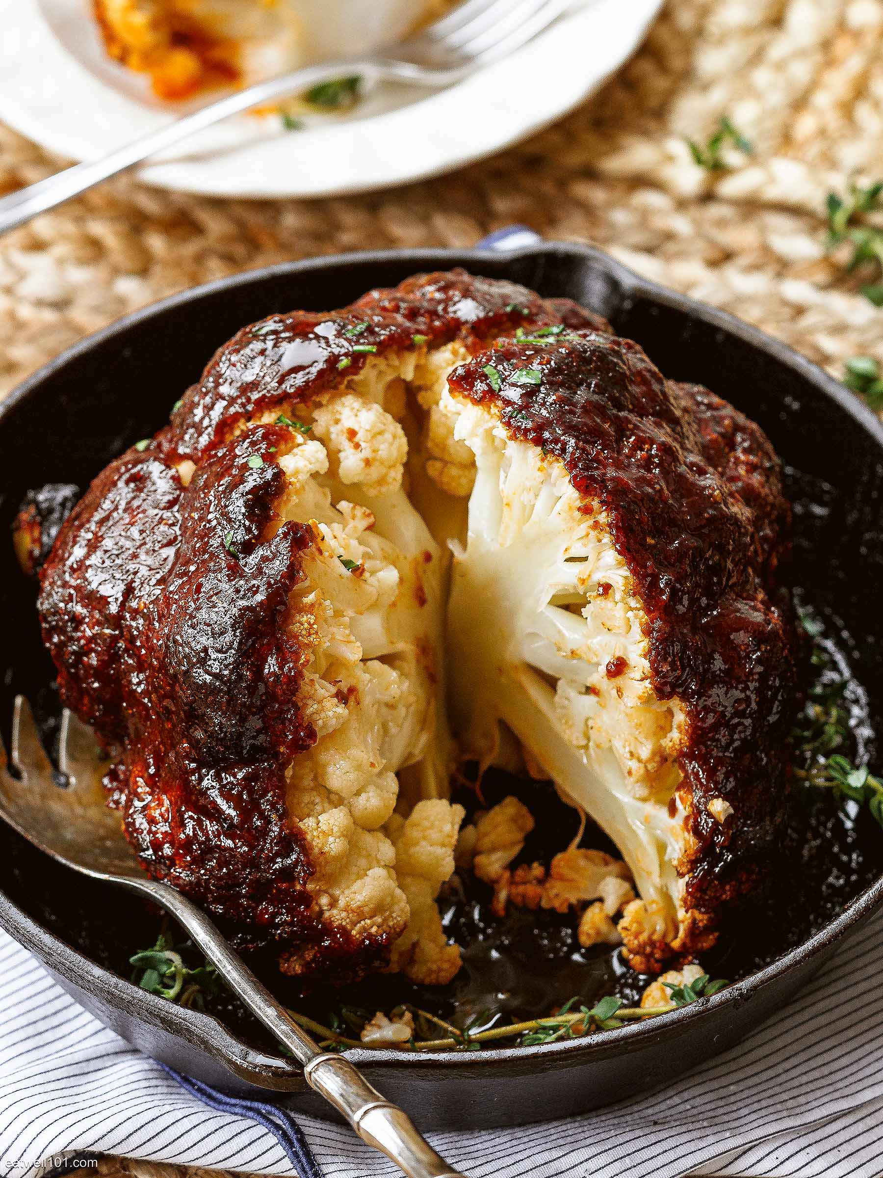 roasted whole cauliflower recipe