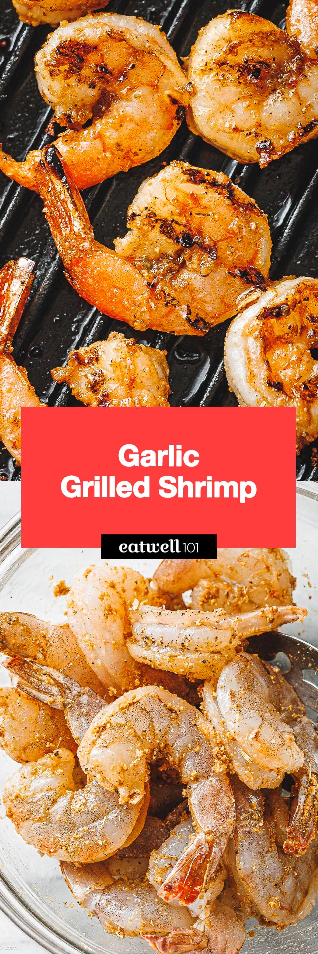 Lemon Garlic Grilled Shrimp - #shrimp #recipe #eatwell101 - This simple grilled shrimp recipe will be a staple in your weekly rotation and total crowdpleaser for your outdoor parties!