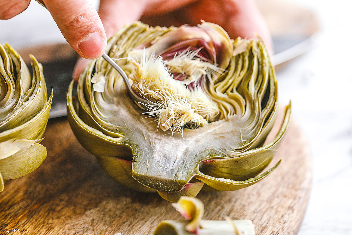 how to core an artichoke
