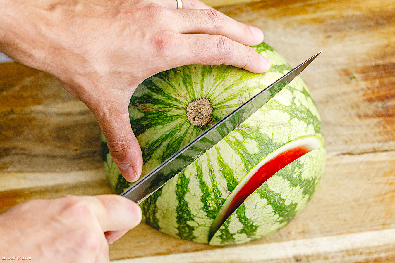 best way to cut a watermelon