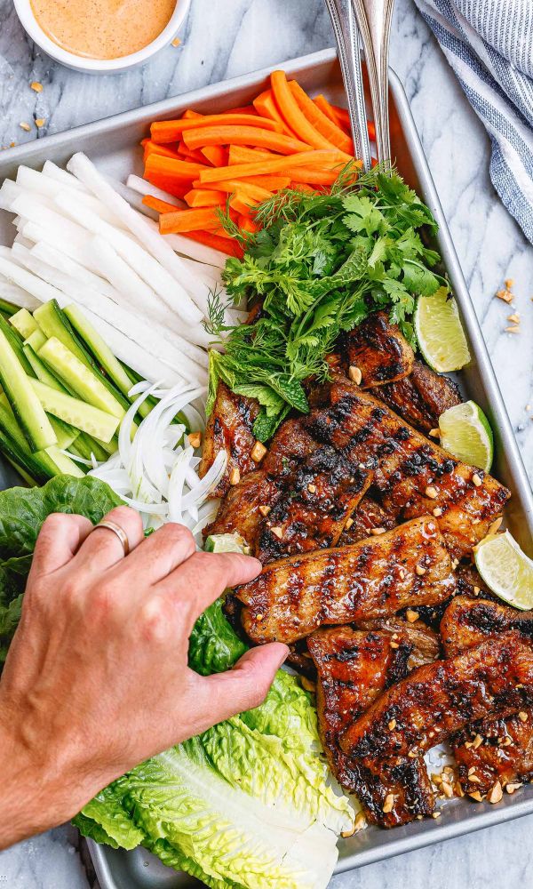 Pork Belly Lettuce Wraps