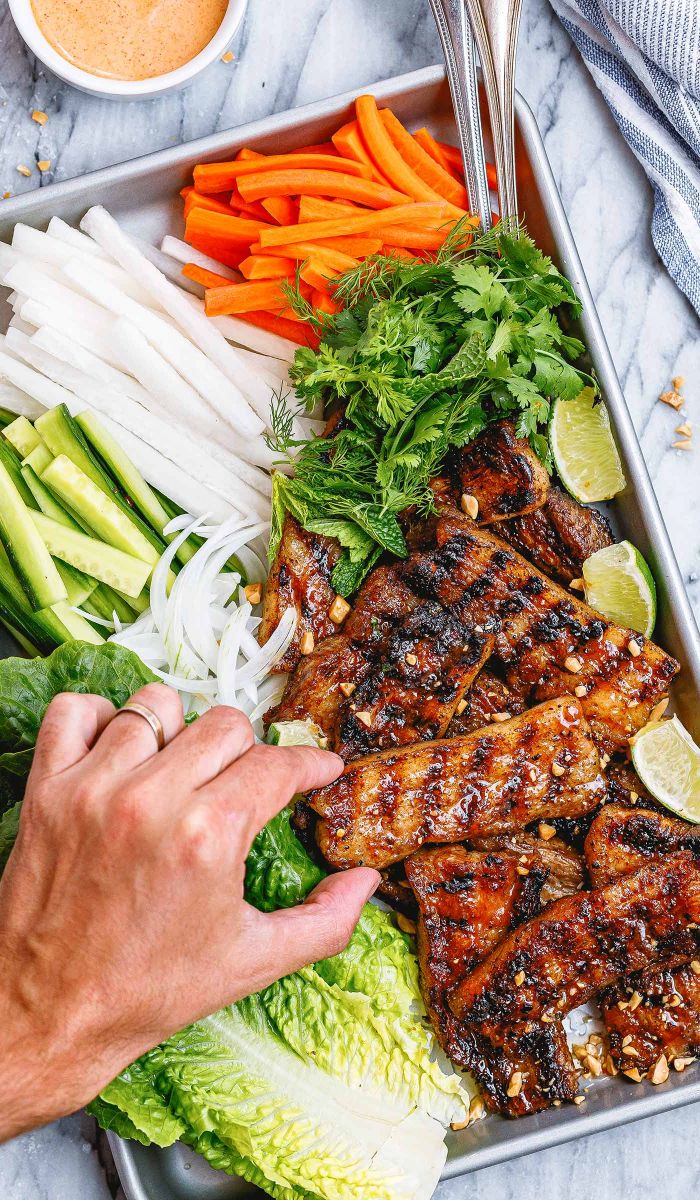 Pork Belly Lettuce Wraps