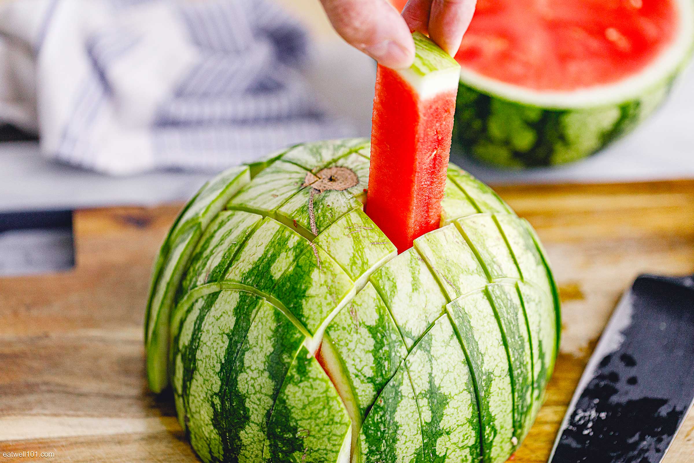 fresh watermelon sticks