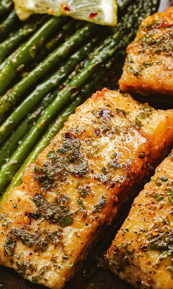 Pan-Seared Halibut with Browned Butter