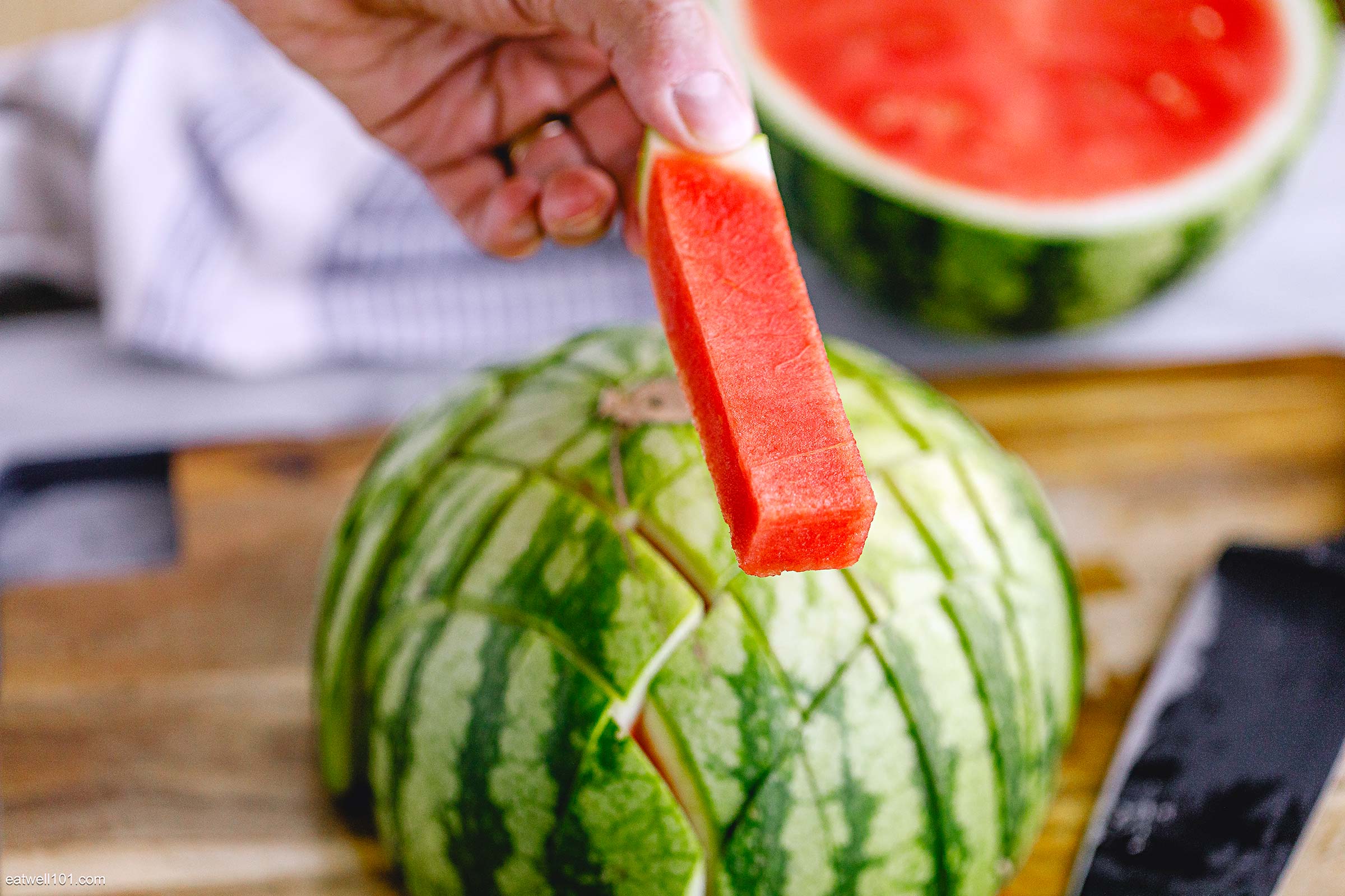 how to make watermelon sticks for snack