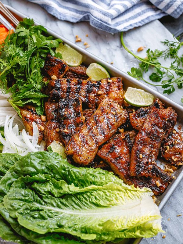 Pork Belly Lettuce Wraps