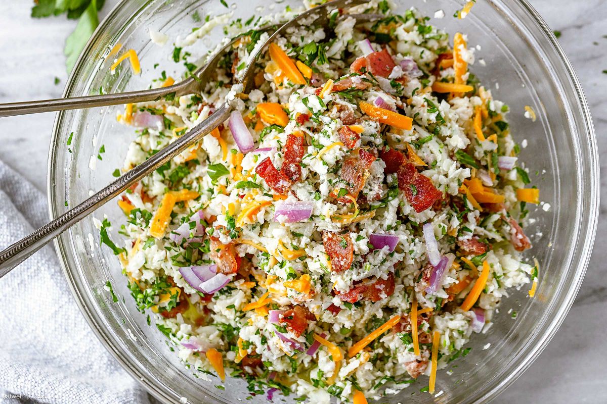 Bacon Cauliflower Salad Recipe