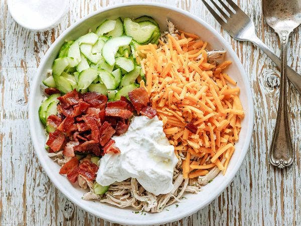 Ranch Chicken Salad {Quick and Easy}
