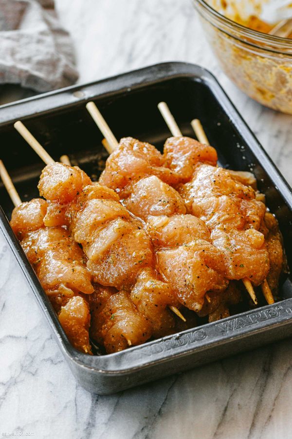 Honey Lime Chicken Skewers