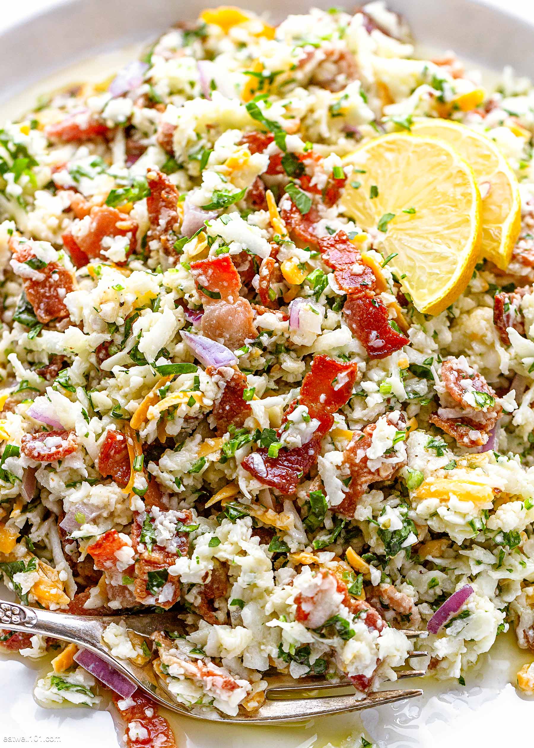 healthy cauliflower salad