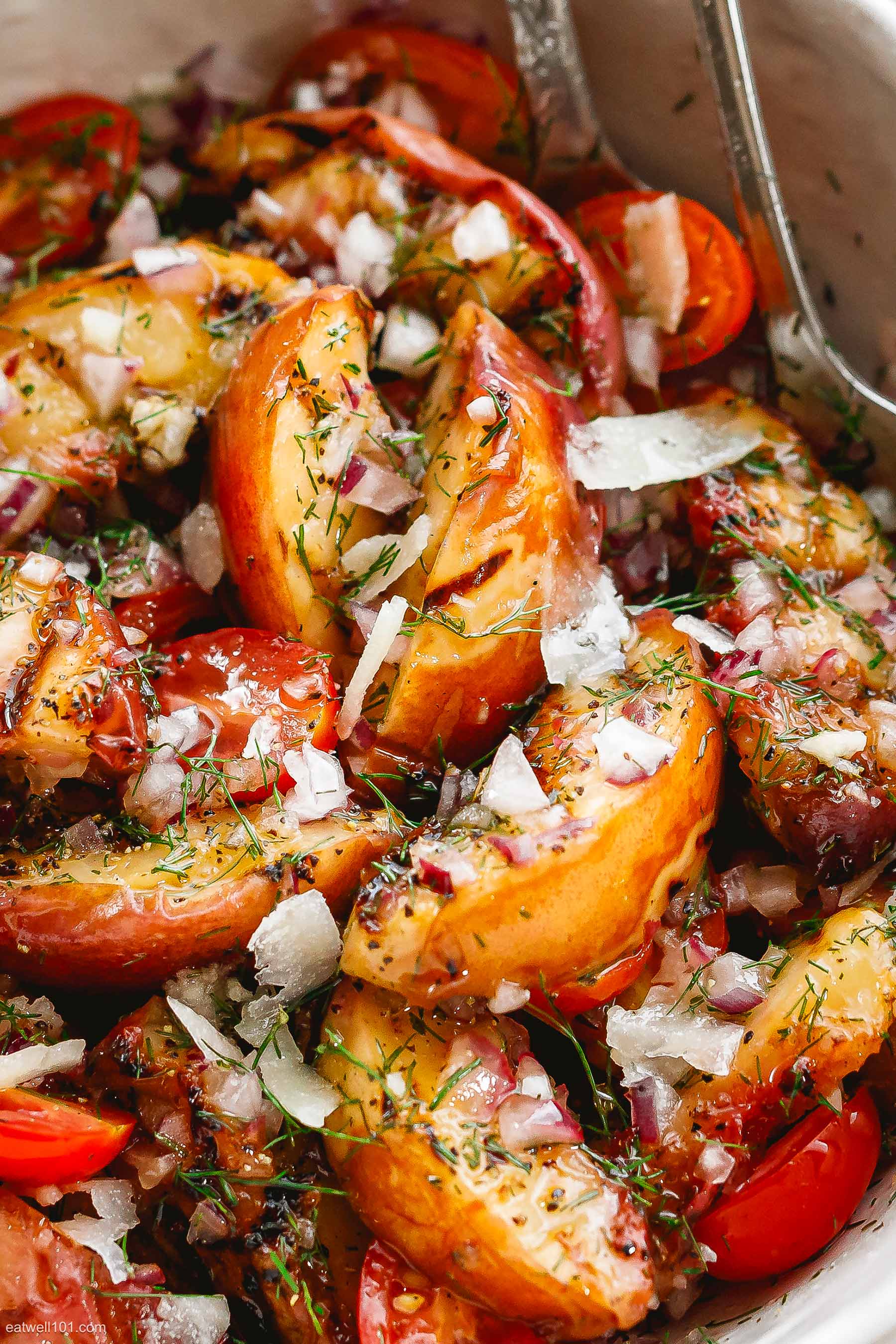 Grilled Peach Salad Recipe — Eatwell101