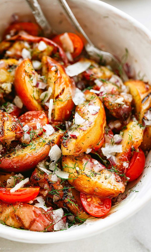 Grilled Peach Salad