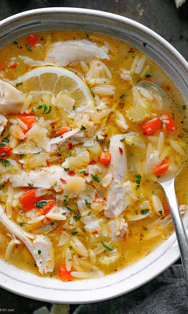 Healthy Lemon Chicken Soup