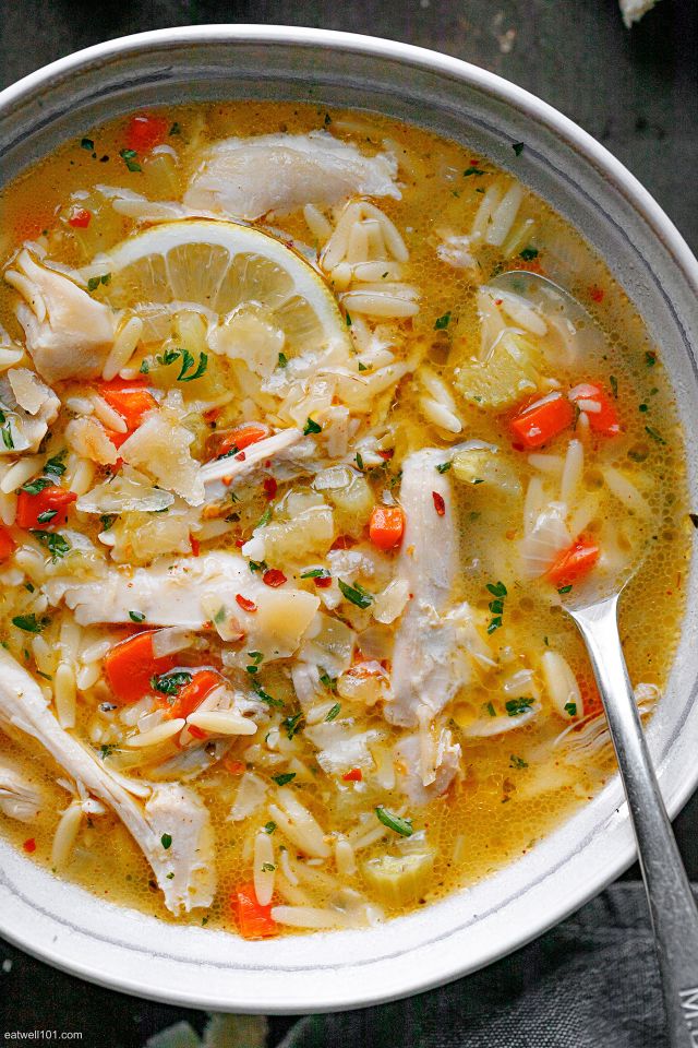 Healthy Lemon Chicken Soup