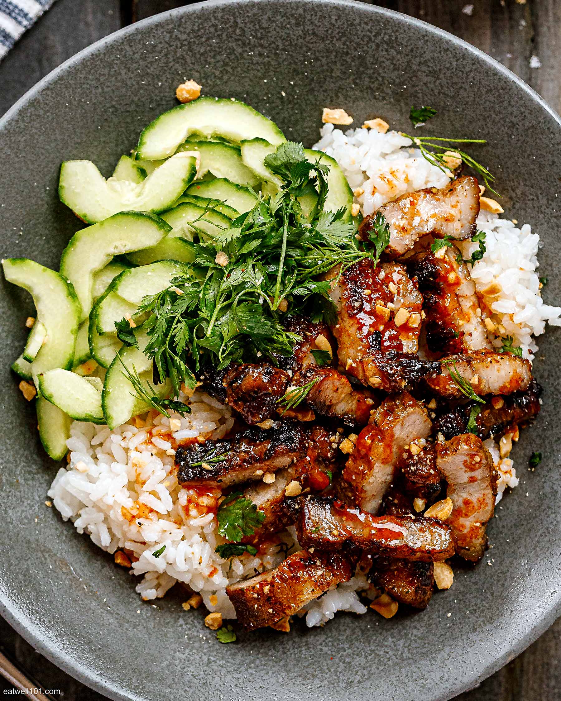 healthy pork belly bowl recipe
