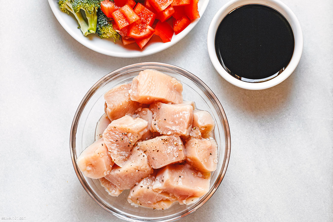 ingredients list for teriyaki chicken bowls