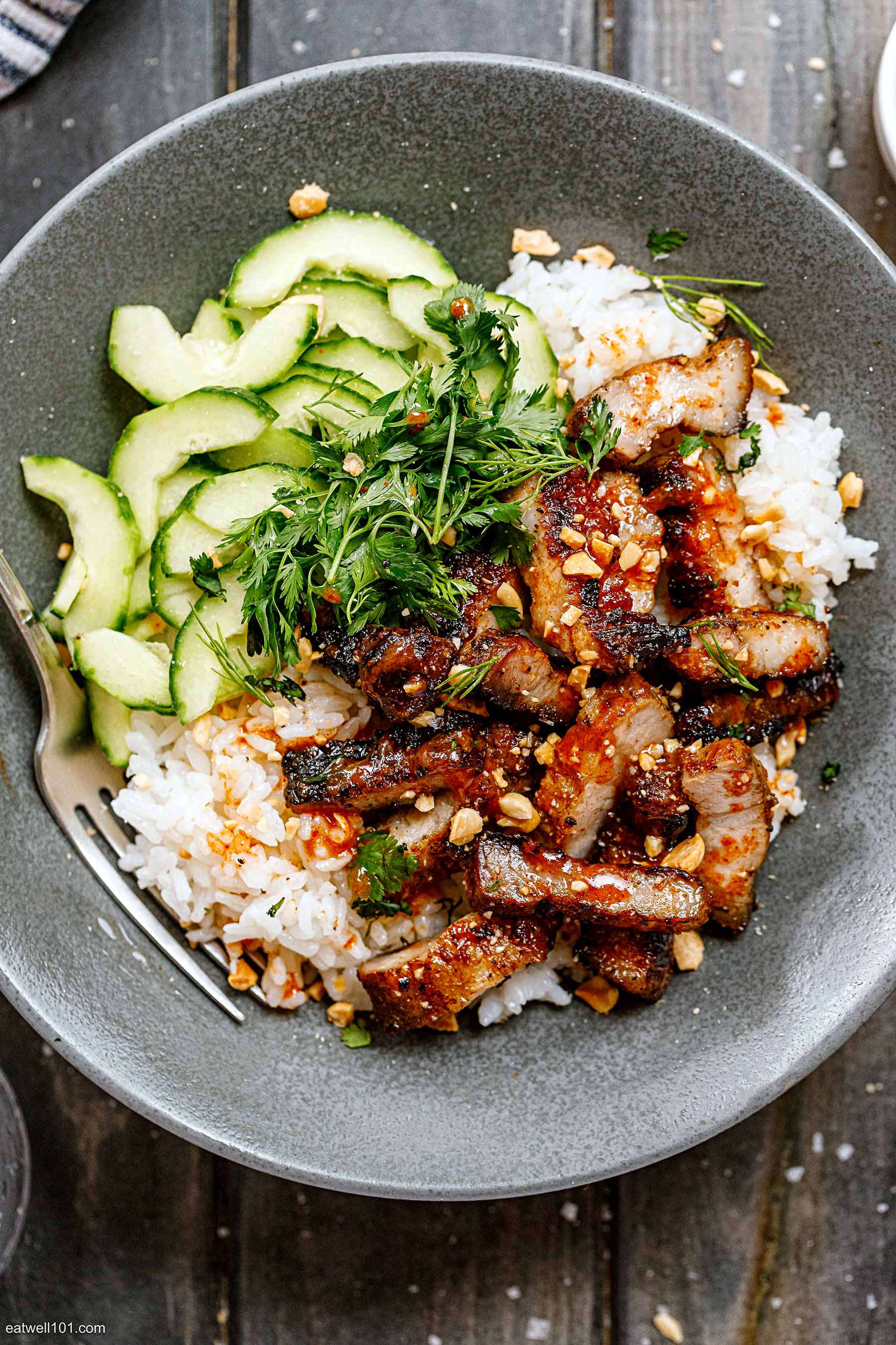korean pork belly rice bowl recipe