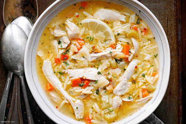 lemon chicken orzo soup recipe