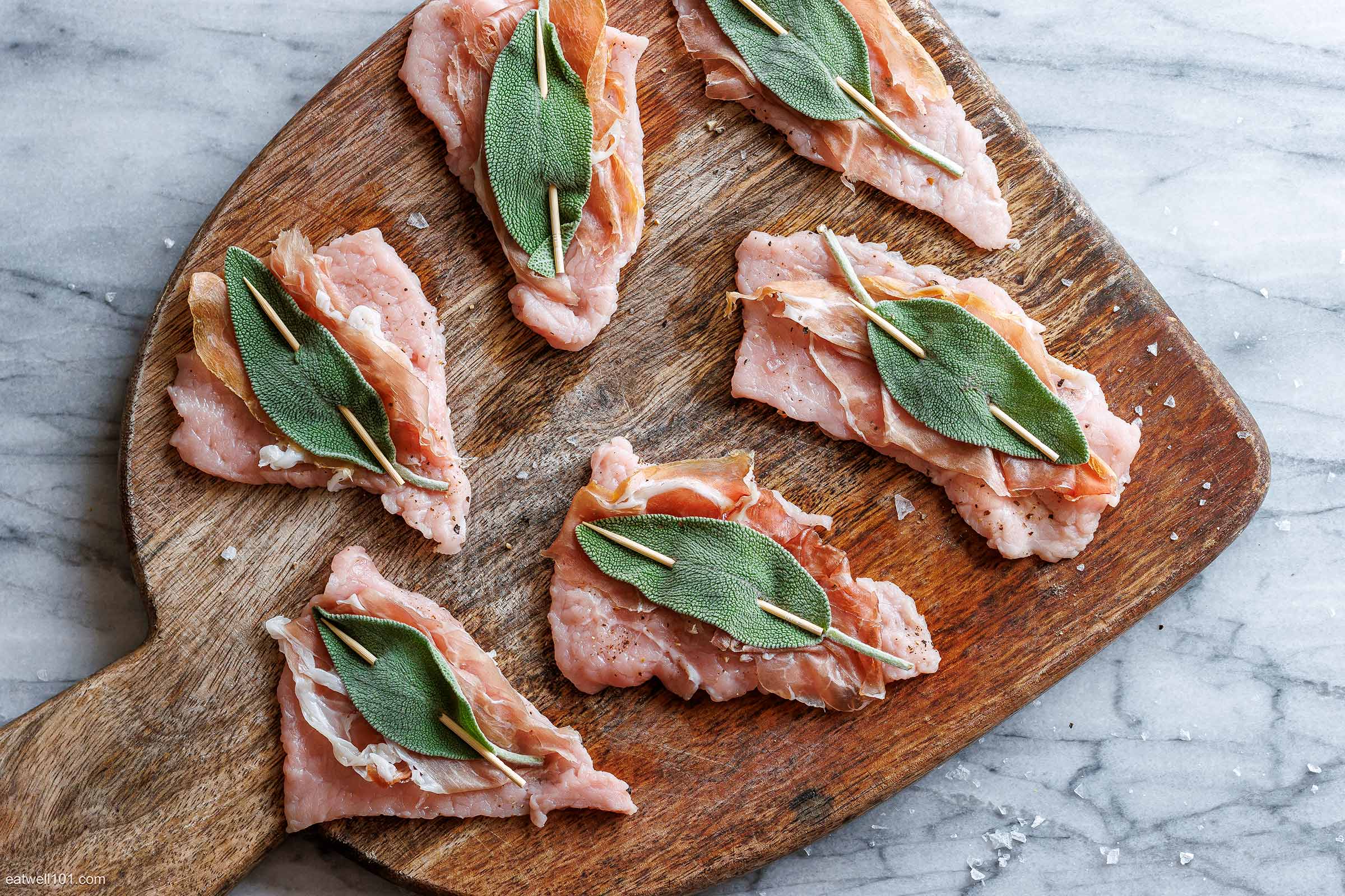 saltimbocca with prosciutto and sage