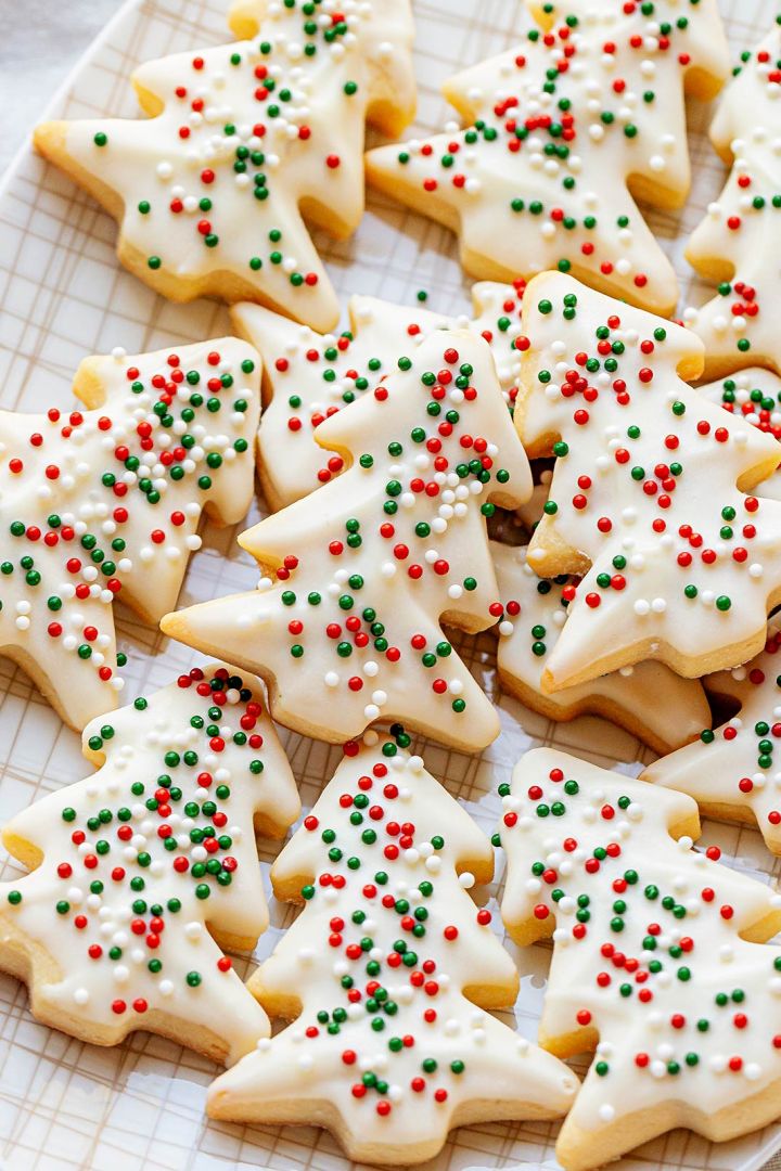 Shortbread Christmas Tree Cookies