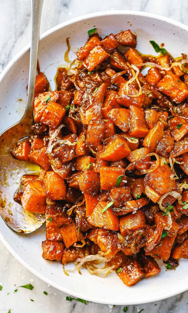 Maple Cinnamon Sweet Potatoes