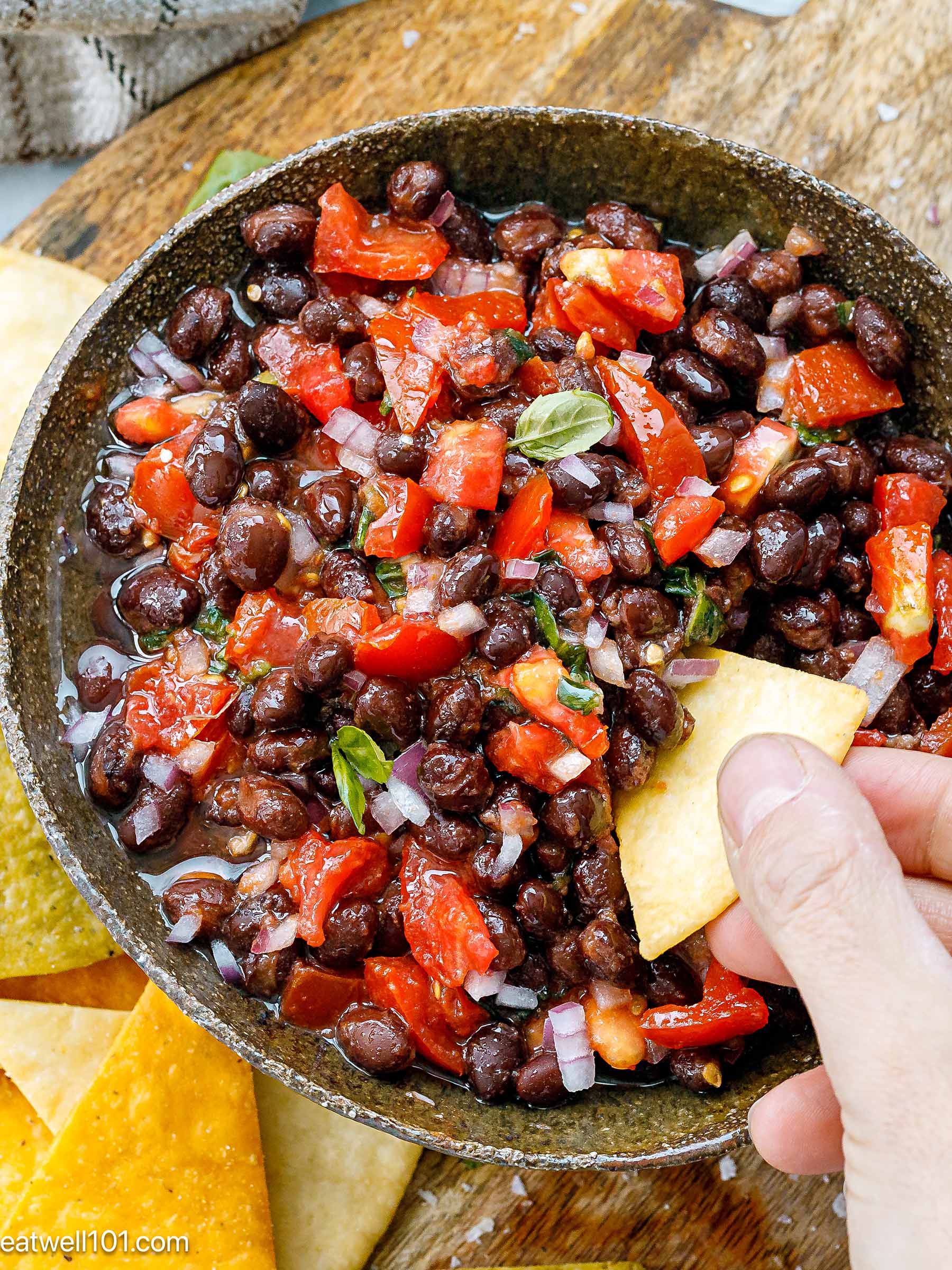 Black Bean Dip appetizer