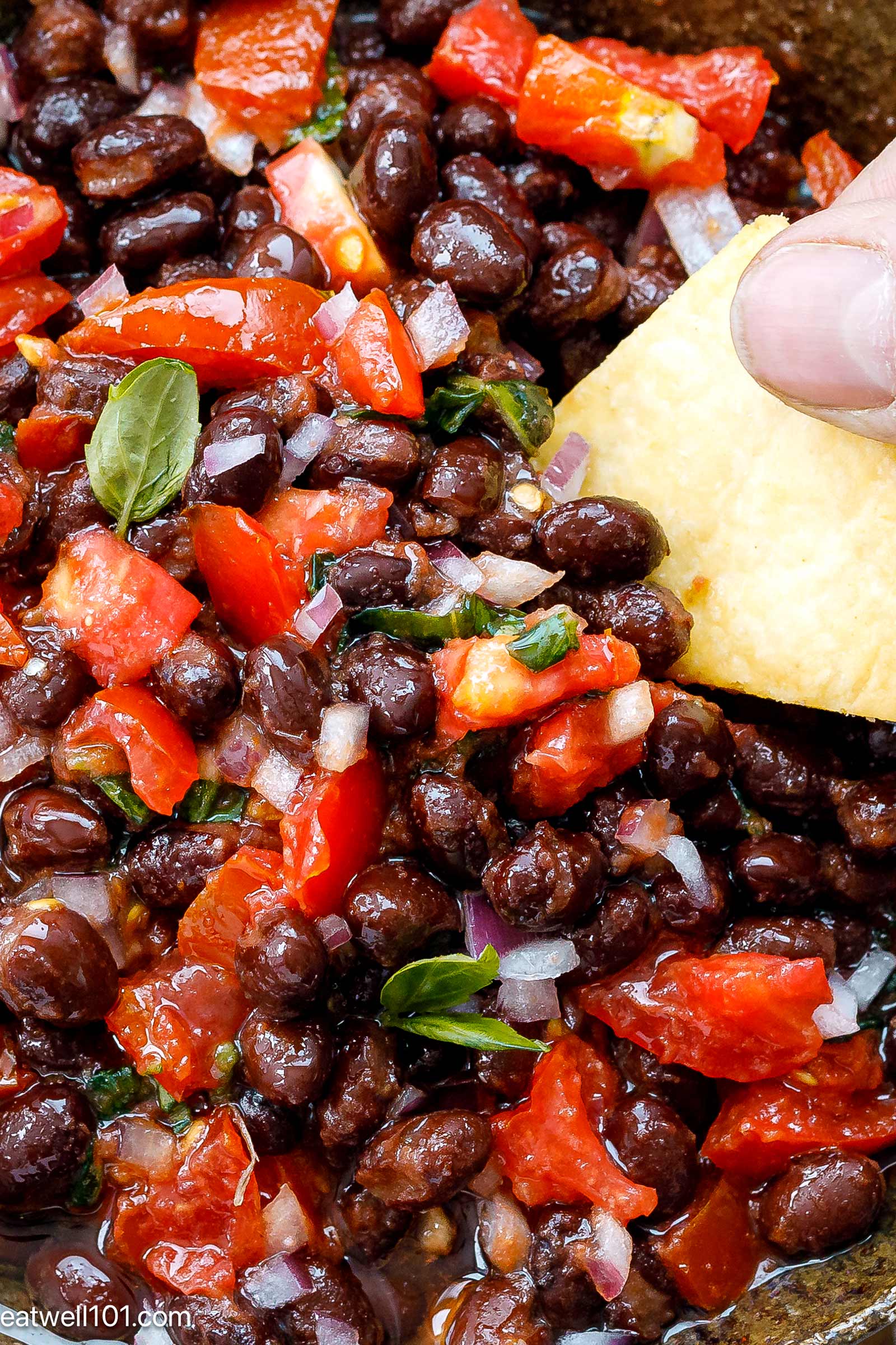 Black Bean Dip snack