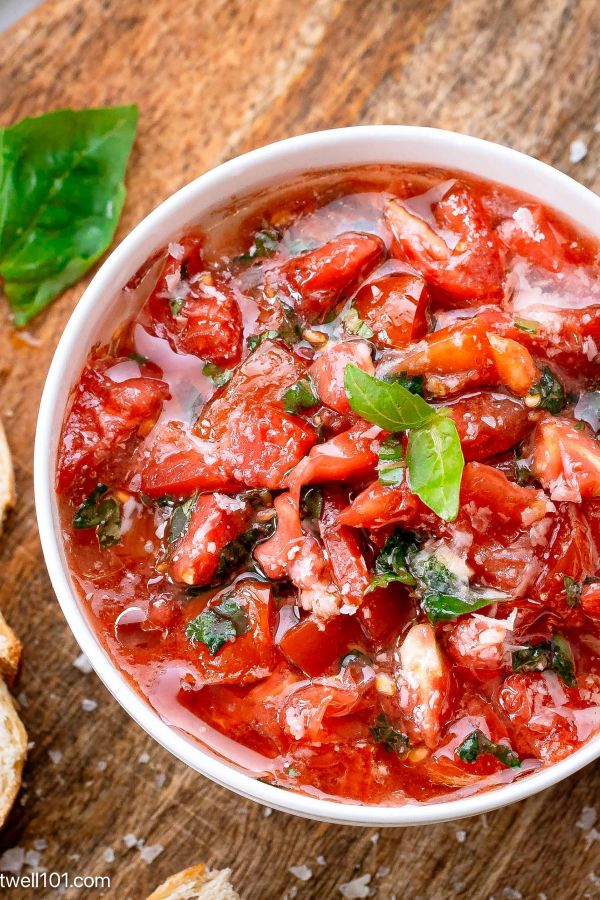 Bruschetta Dip - #recipe by #eatwell101 - https://www.eatwell101.com/bruschetta-dip-recipe